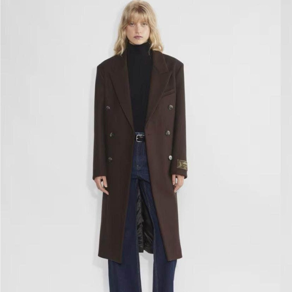 Aritzia Bitter Brown Symphony Coat NWOT